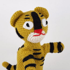 Haakpatroon Handpop Tijger