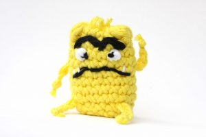 Kleurmonsters-haken-geel-haakpatroon