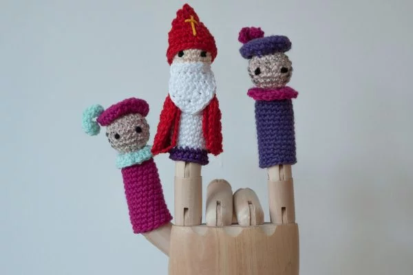 vingerpoppetje Sinterklaas-pieten-haken