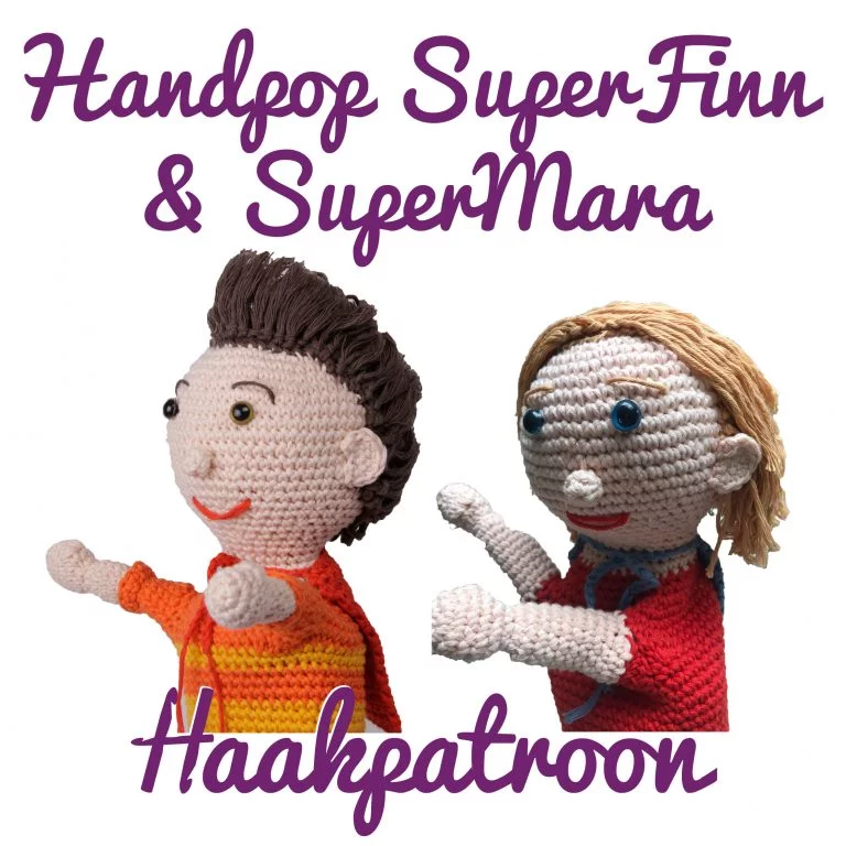 productfoto superfinn en supermara handpop haakpatroon
