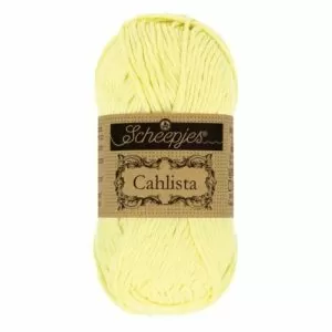 Scheepjes Cahlista 100 Lemon Chiffon