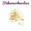 Metalen stekenmarkeerder goud