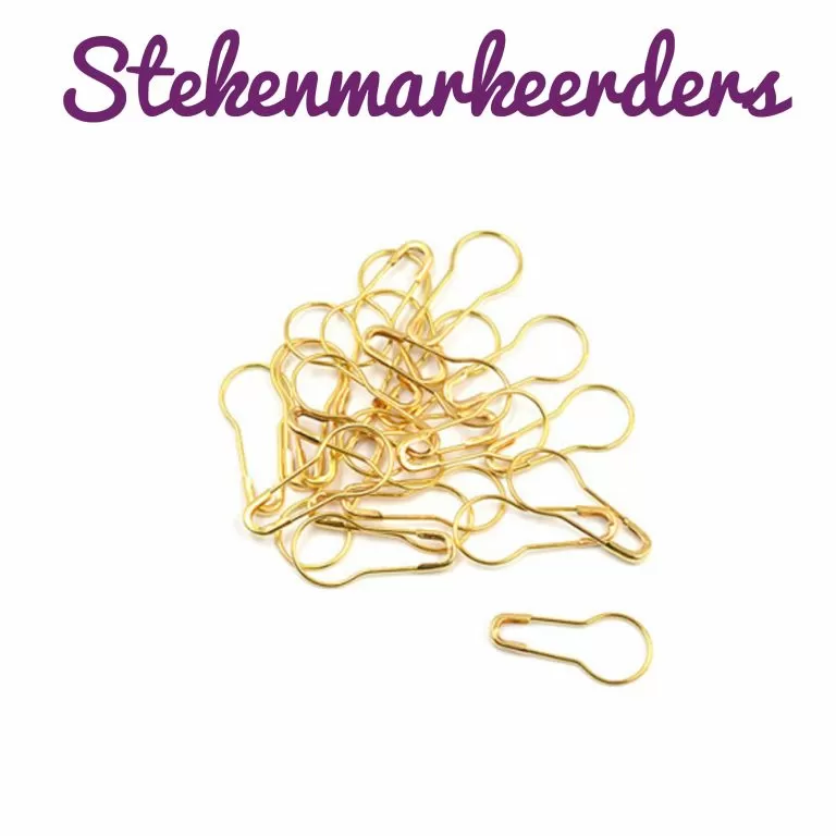 Metalen stekenmarkeerder goud