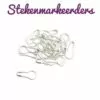 Metalen stekenmarkeerder zilver