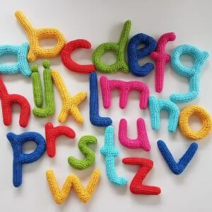 Haakpatroon Alfabet letters haken
