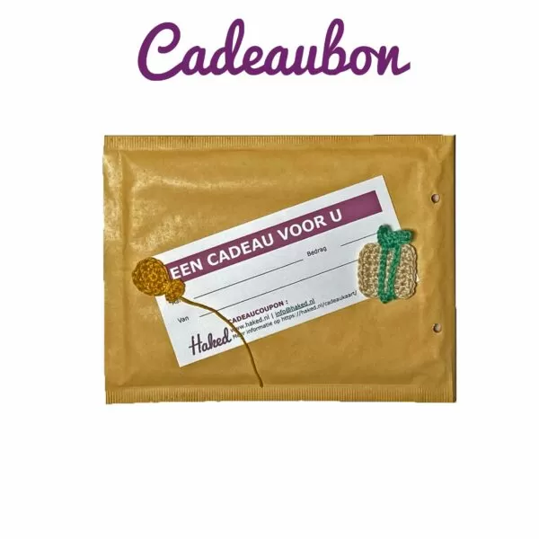Fysieke cadeaucard - zonder bestelwaarde