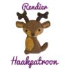 Patroon rendier haken