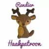Patroon rendier haken