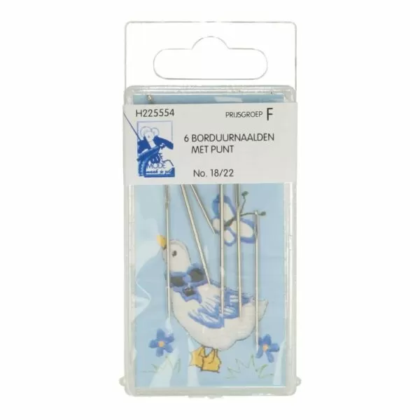 6 borduurnaalden met punt - Afbeelding 2