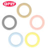 Opry Siliconen bijtring rond 65mm - set van 5 stuks