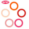 Opry Siliconen bijtring rond 65mm - set van 5 stuks - Afbeelding 4
