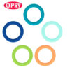 Opry Siliconen bijtring rond 65mm - set van 5 stuks - Afbeelding 3