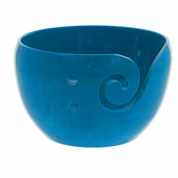 Scheepjes Yarn bowl parelmoer effect 13x8cm blauw