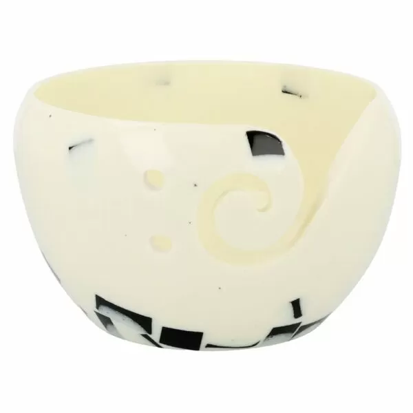 Scheepjes Yarn bowl kunststof 13x8cm wit
