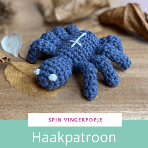 Spin haakpatroon vingerpopje