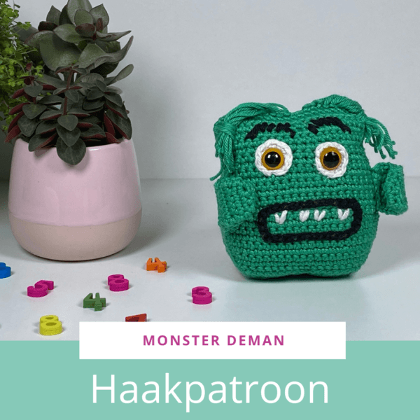Monster Deman Haakpatroon klein