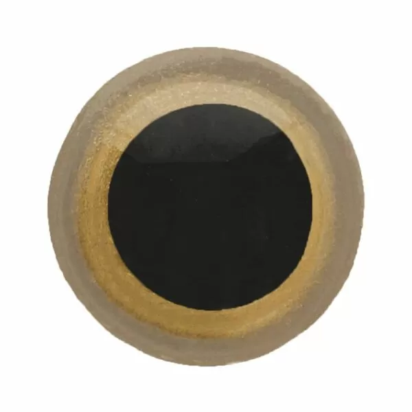 Veiligheidsoogjes 24mm Goud (2 paar)