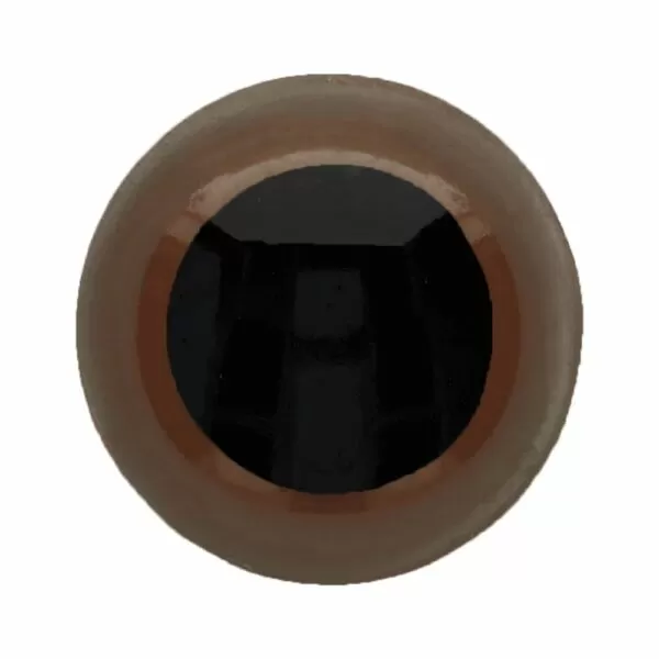 Veiligheidsoogjes 45mm Bruin (1 paar)