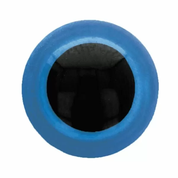 Veiligheidsoogjes 6mm Blauw (5 paar)