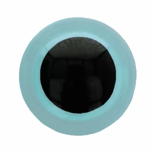 Veiligheidsoogjes 6mm Licht Blauw (5 paar)