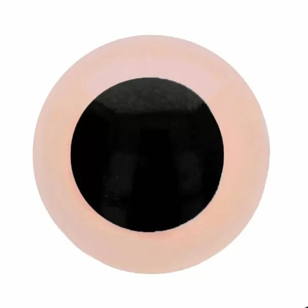 Veiligheidsoogjes 6mm Licht Roze (5 paar)