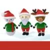 Haakpatroon Kerstman, sneeuwpop, rendier - Christmas Trio