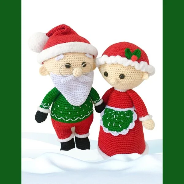 Haakpatroon Kerstman en Vrouw - Mr & Mrs Claus