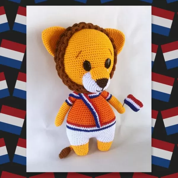 Haakpatroon Nederlandse Leeuw - Afbeelding 2