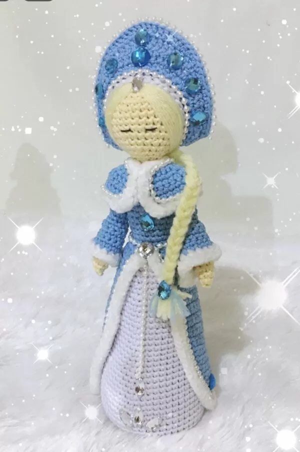 Haakpatroon Grandfather Frost & The Snow Maiden - Afbeelding 3