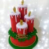 Haakpatroon Christmas Candles Centerpiece - Afbeelding 2