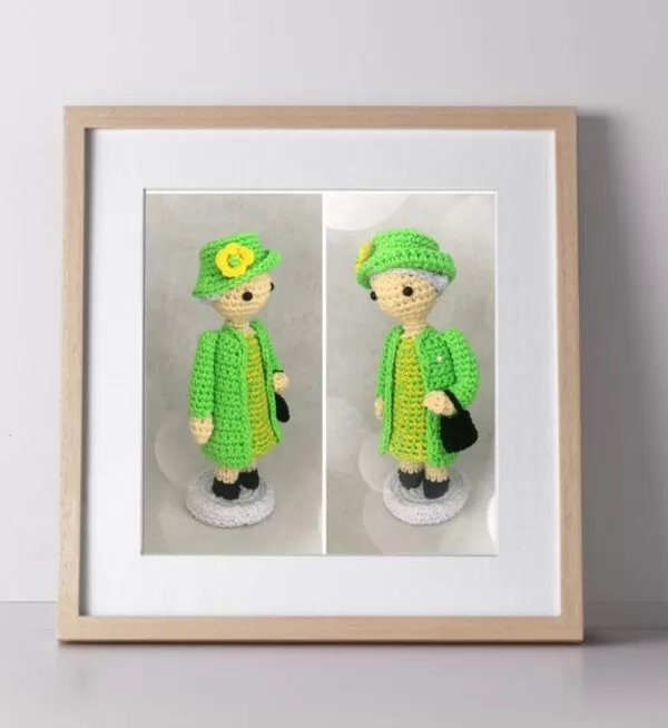 Haakpatroon HM Queen Elizabeth II (koningin Elizabeth II) - Afbeelding 2