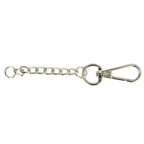 Opry Sleutelhanger met ketting nickel