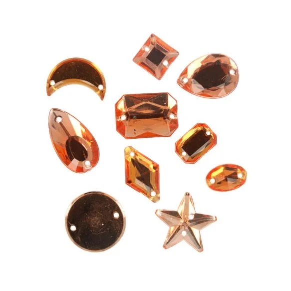 Strass stenen assortiment 25 stuks Goud