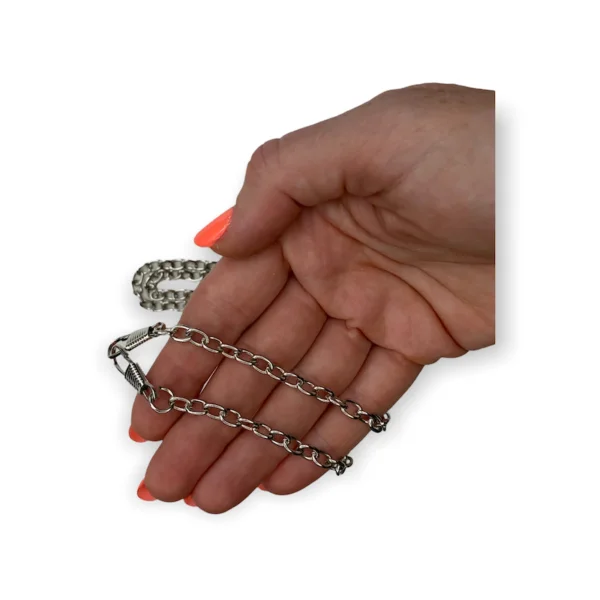 Ketting voor tasbeugel Lengte 120 Cm Zilver - Afbeelding 2