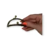 Portemonnee haken beugel 8.5 Cm Antiek Brons - Afbeelding 2