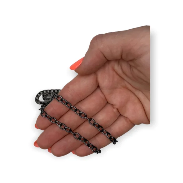 Ketting voor tasbeugel Lengte 120 Cm Oud Zwart - Afbeelding 2