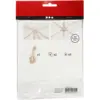 Mini Creative Kit Kerststerren Macramé 10 cm - Afbeelding 4