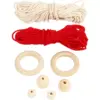 Mini Creative Kit Kerst Elf Macramé 14 Cm - Afbeelding 3