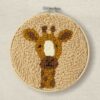 DMC Punch Needle kit Giraffe