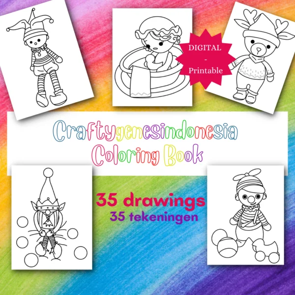 Craftygenesindonesia Kleurboek