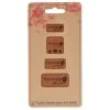 Opry leren labels Handmade with love