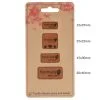 Opry leren labels Handmade with love - Afbeelding 3