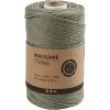 Macramékoord 2 mm 198 m Mosgroen