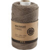 Macramékoord 2 mm 198 m Lichtbruin