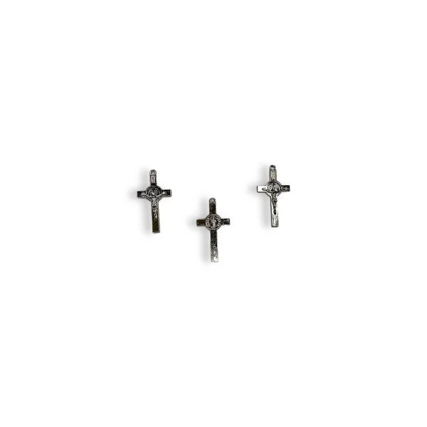 Bedel Kruis Jesus Zilver 38mm