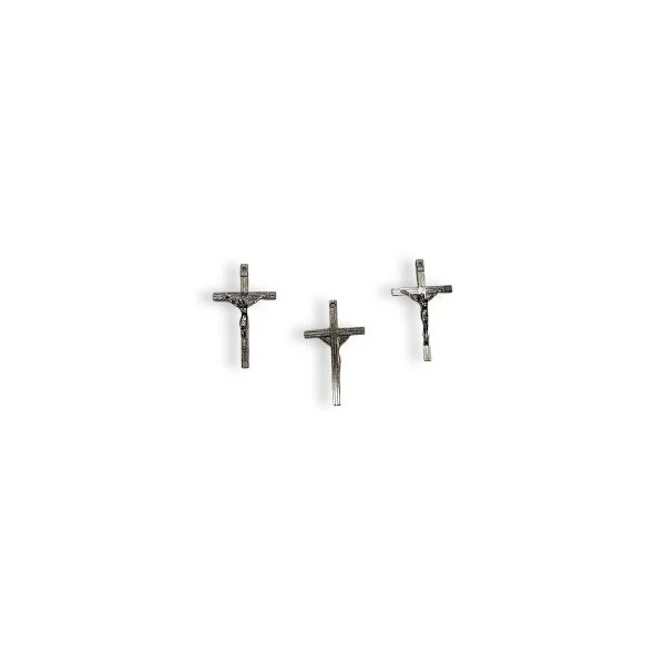 Bedel Zilver Kruis Jezus 44mm