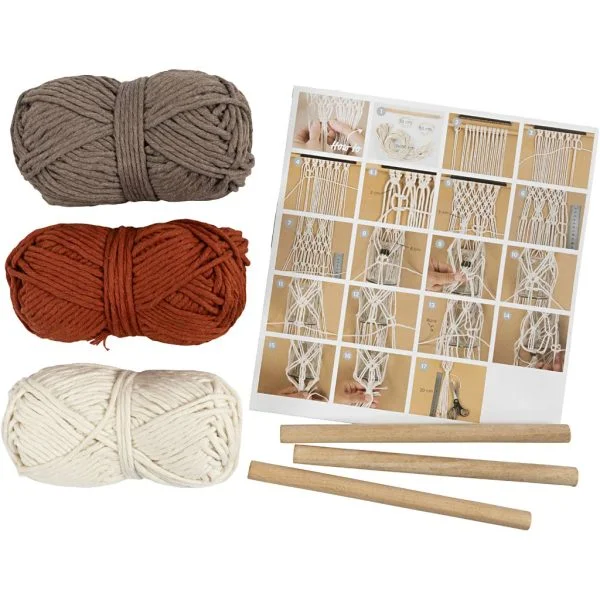 Knutselpakket Startersset Macramé Plantenhanger - Afbeelding 5