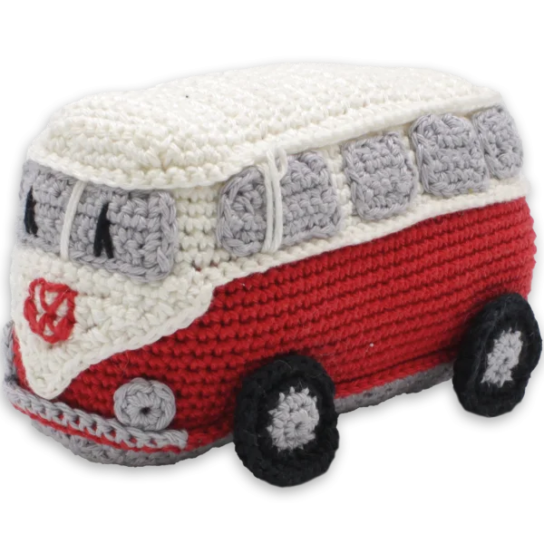 DIY Haakpakket - Retro Busje Rood