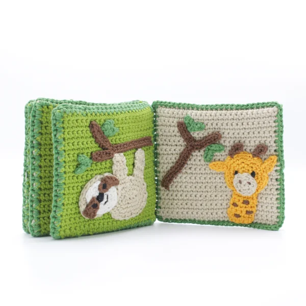 DIY Haakpakket - Zacht Boekje "Jungle" - Afbeelding 4