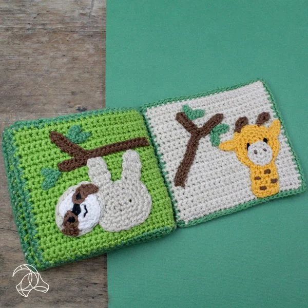 DIY Haakpakket - Zacht Boekje "Jungle" - Afbeelding 6